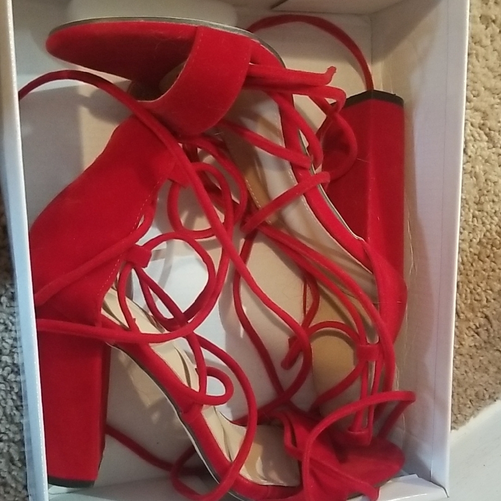 Elegant Red Women's Shoes